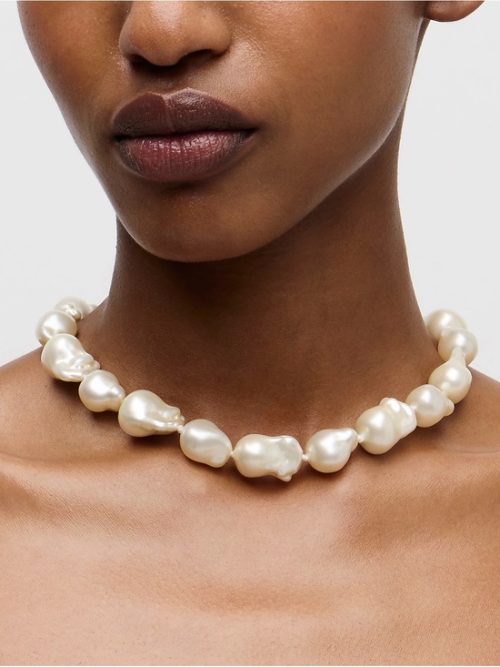J. Crew Jewelry - J. Crew Baroque Pearl Necklace Choker